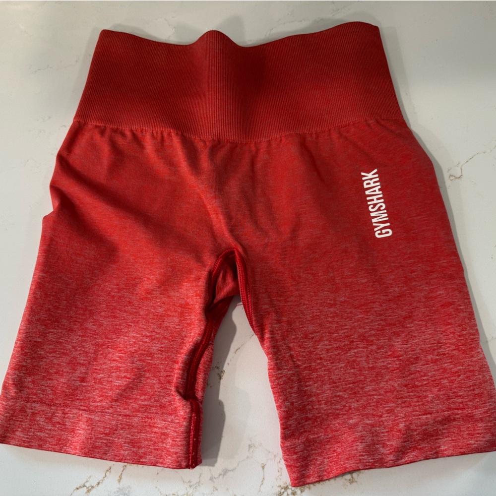 Gymshark Red Gradient Shorts